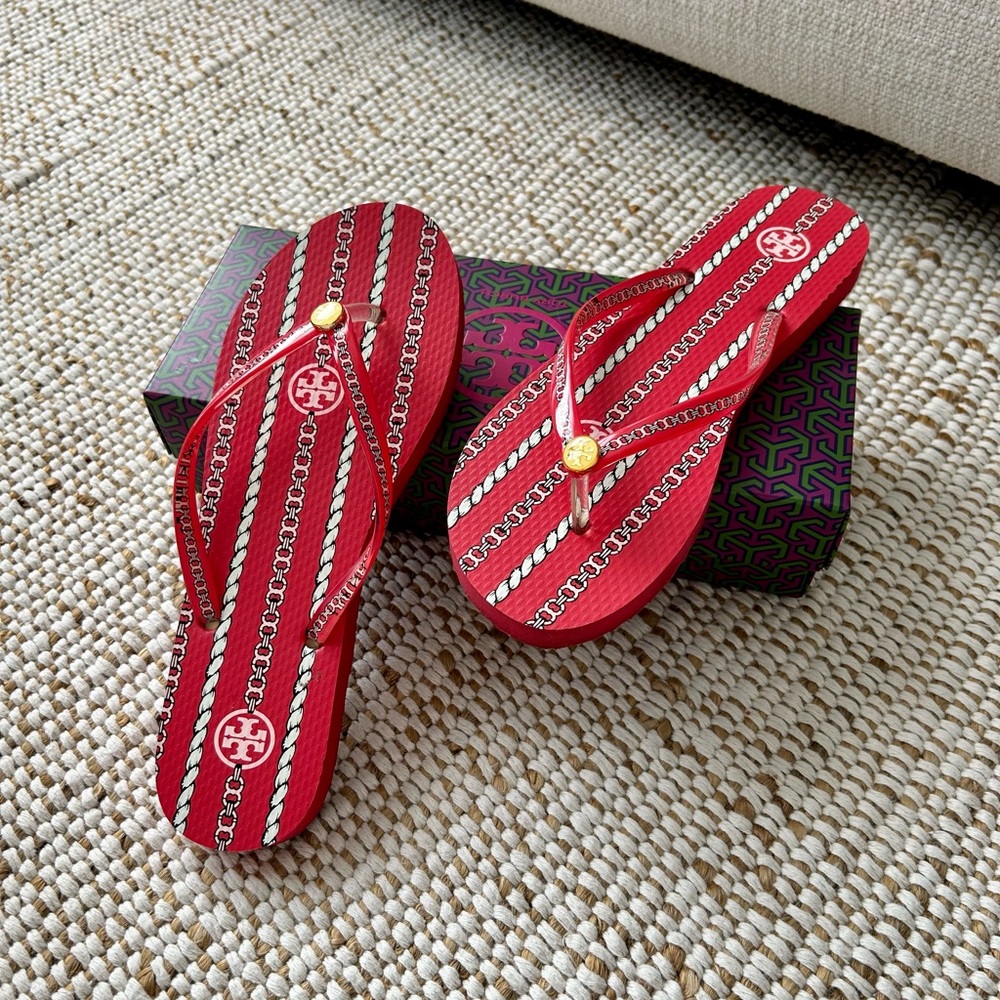 Tory Burch Printed Thin Flip Flop